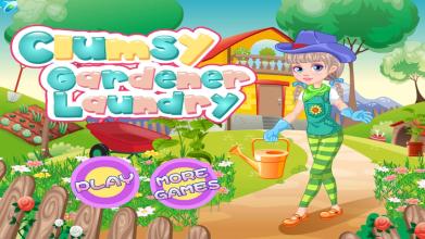 Clumsy gardener laundry  Games For Girls截图5