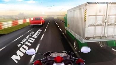 Highway Moto Rider - Traffic Race截图4