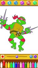 coloring ninja turtle and leggo toys截图5