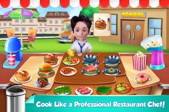 Street Food Truck Canteen Cafe  Cooking Games截图2