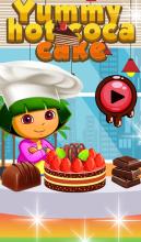 Hot Cooking Dora CakeCrazy Kitchen Game截图5