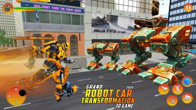 US Robot Car Transform 3D : Grand Tornado Robot截图1