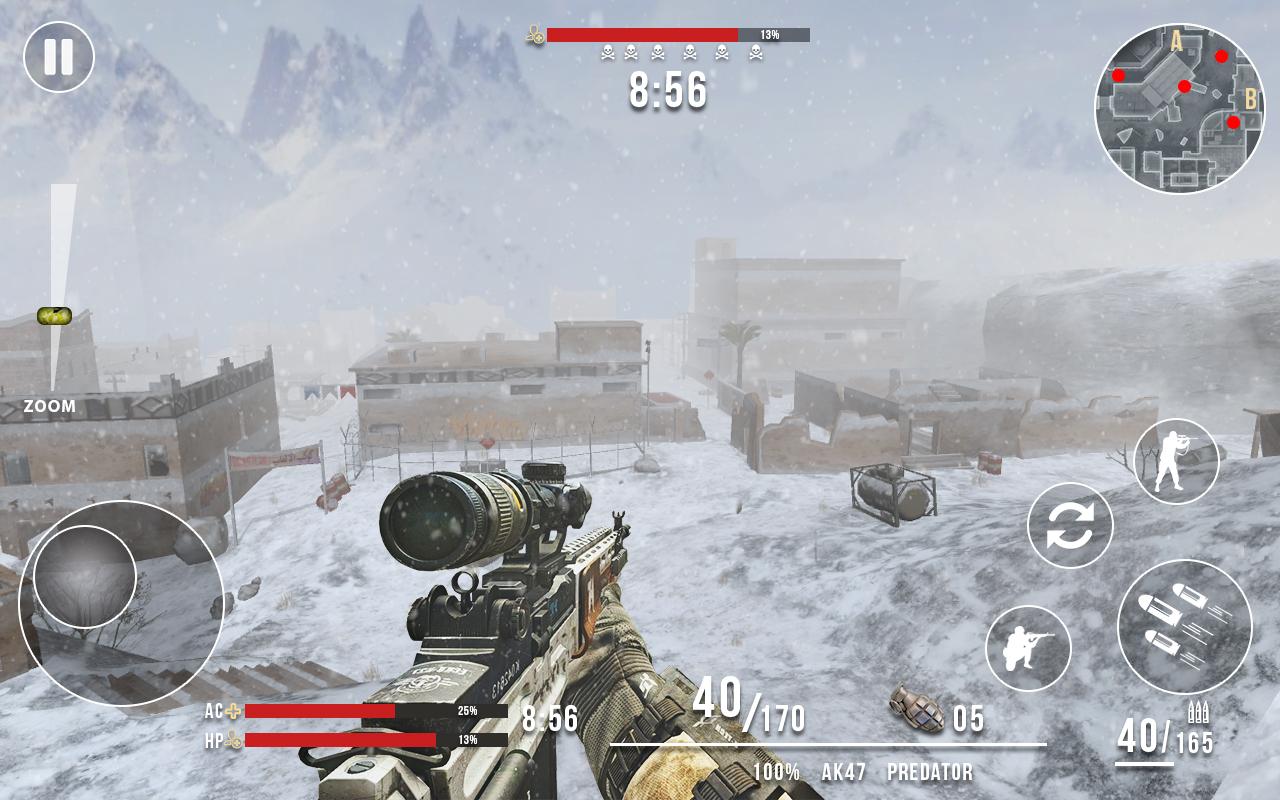 Rules of Modern World War Winter FPS Shooting Game截图2