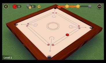 Multiplayer Carrom : 3D截图3