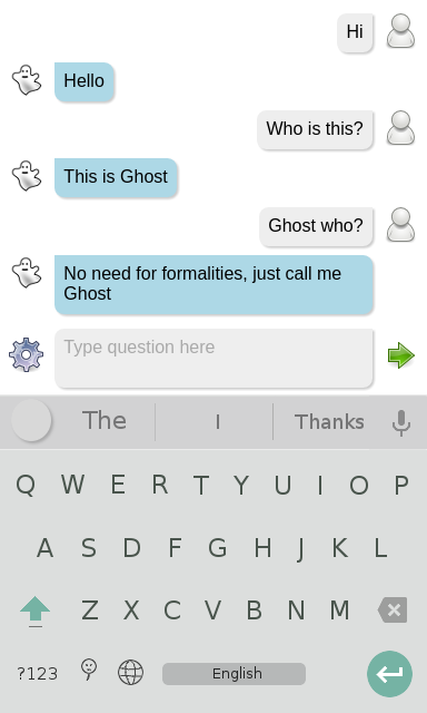 Ghost chat bot截图4