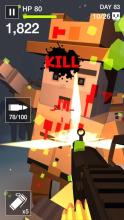 Cube Killer Zombie  FPS Survival截图1