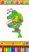 coloring ninja turtle and leggo toys截图2