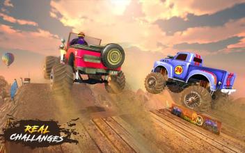 Xtreme MMX Monster Truck Racing Offroad Fun Games截图4