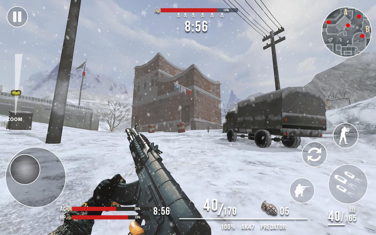 Rules of Modern World War Winter FPS Shooting Game截图3