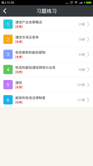 中级邮电经济总题库截图2