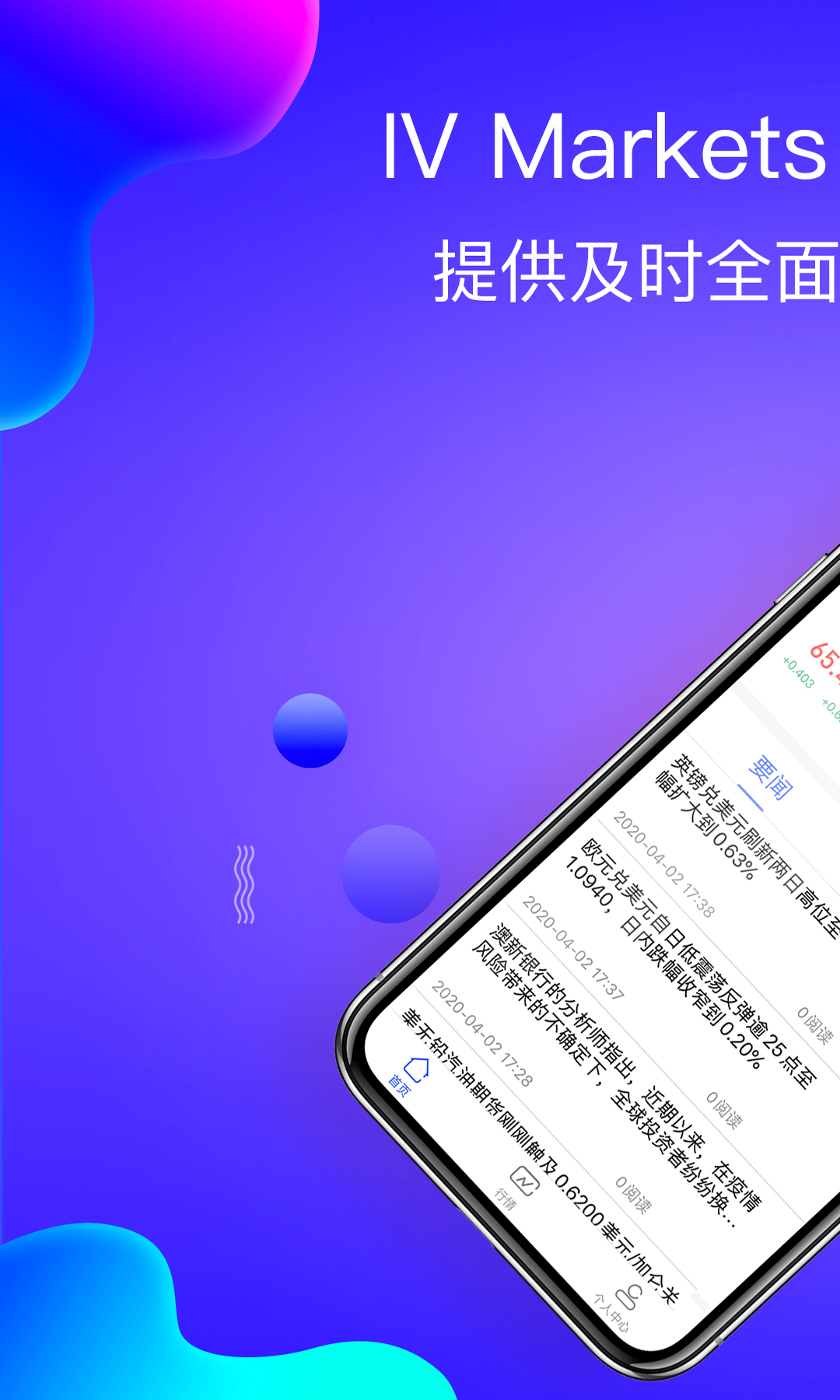 IV Markets财经头条截图1