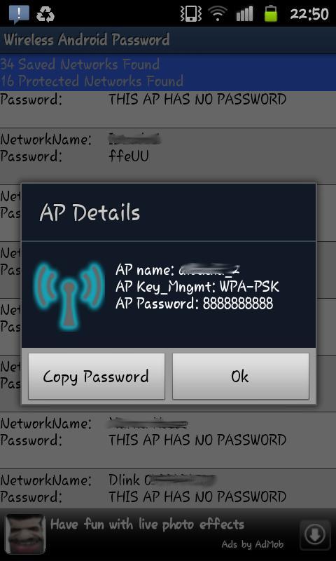 Wireless Android Password截图2