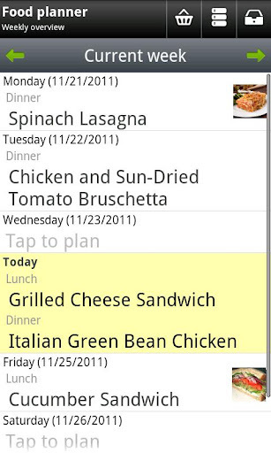 Food Planner截图5
