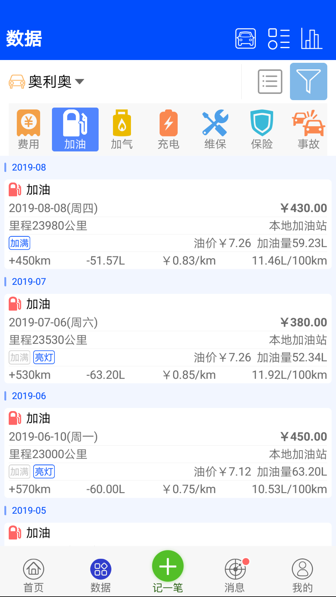 爱车记油耗版vV5.0.55.31143截图3