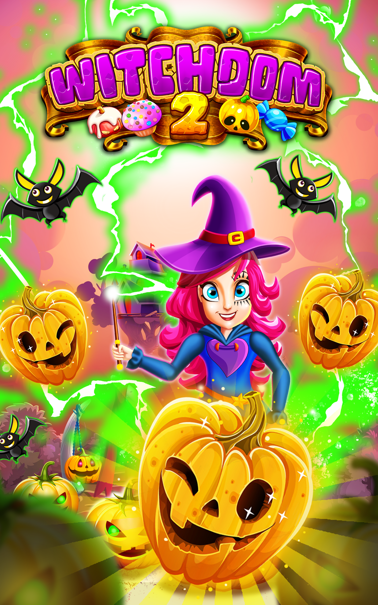 Witchdom2–HalloweengameMatch3Puzzle截图3