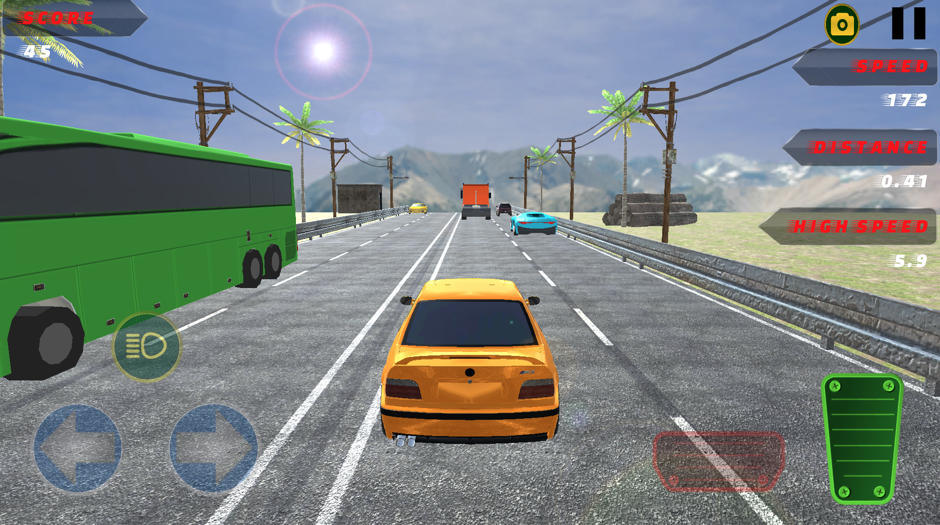 V8CarTrafficRacer截图5