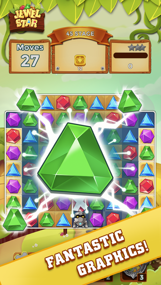 JewelStarJewelGemMatch3Kingdom截图4