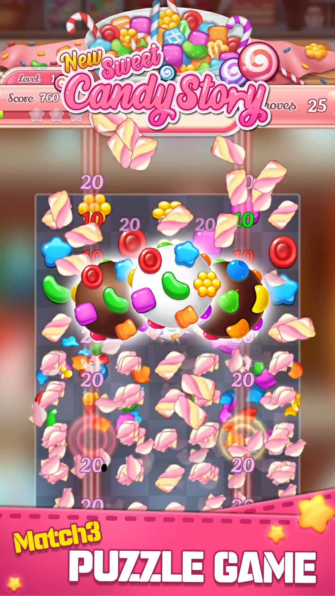 NewSweetCandyStory2020PuzzleMaster截图4