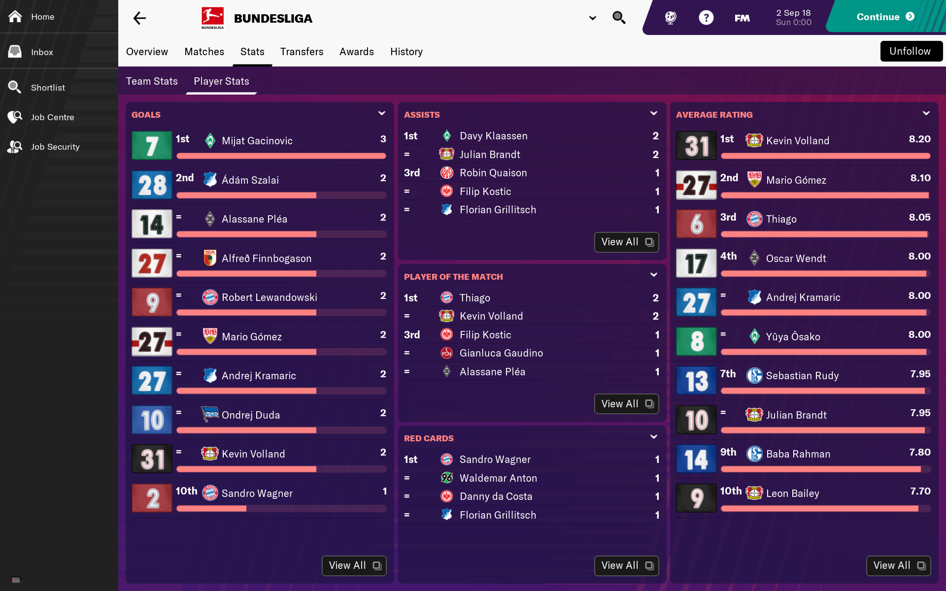 FootballManager2019Touch截图4