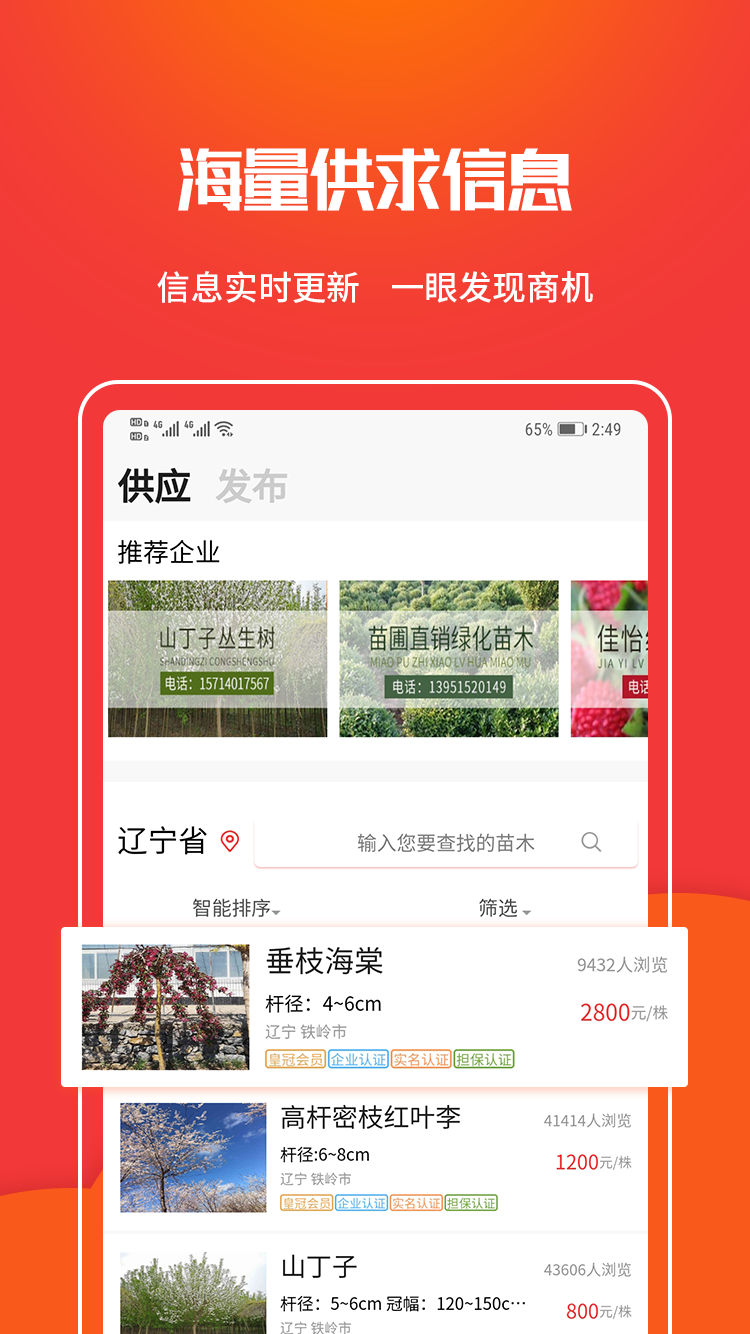 苗木网v1.1.9截图1