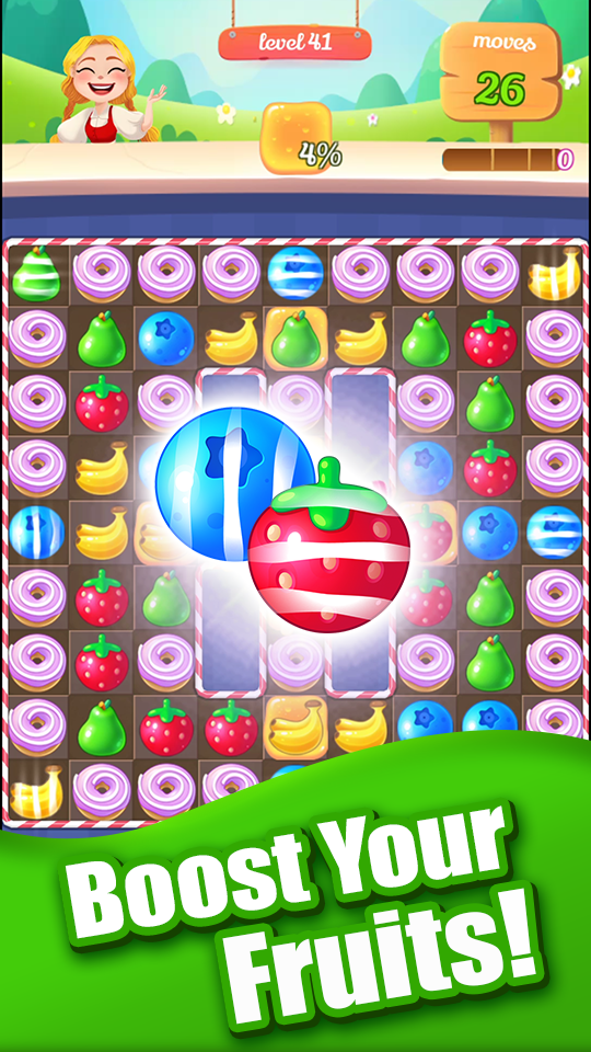 NewSweetFruitPunch–Match3Puzzlegame截图4