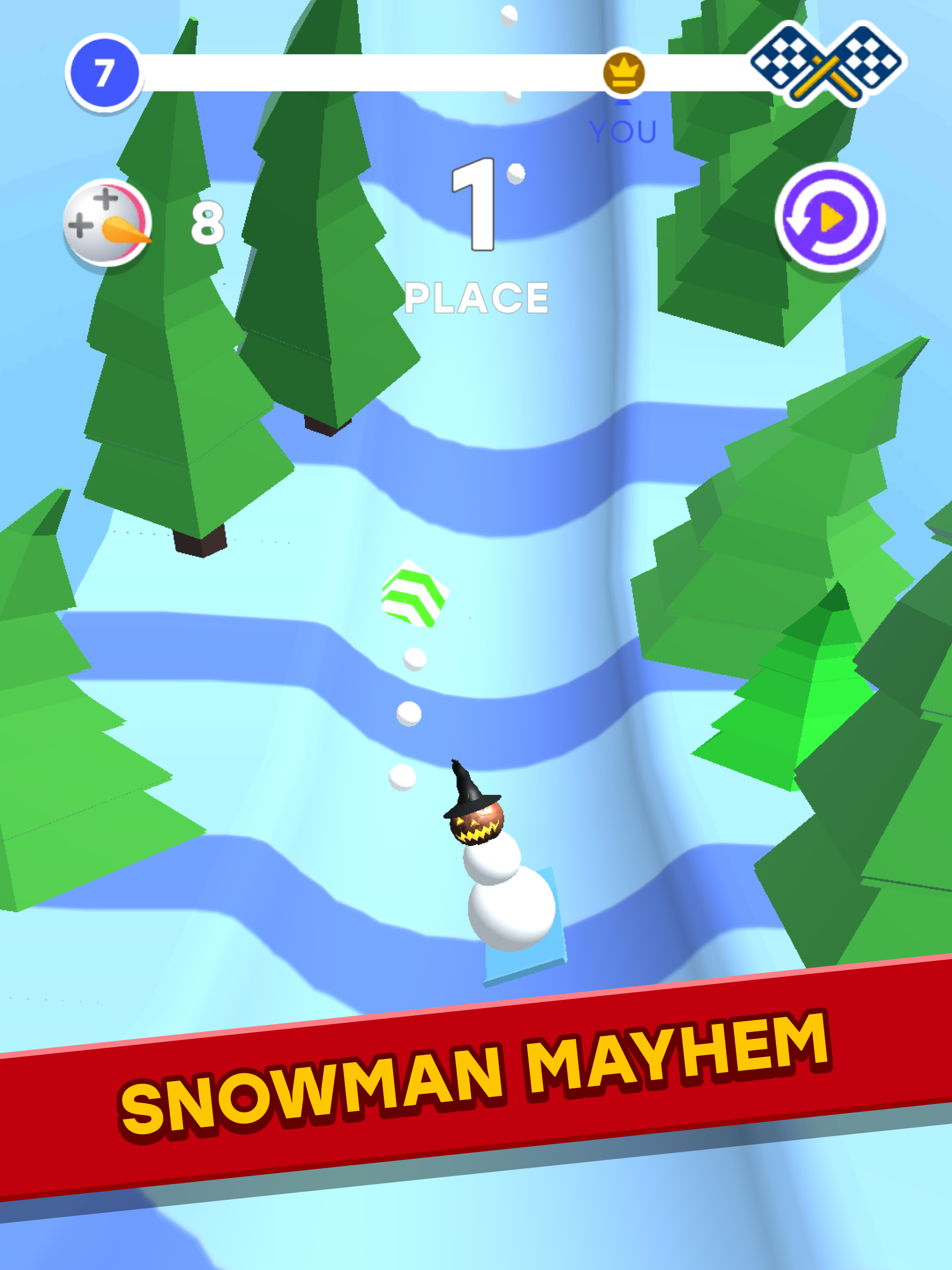 SnowmanRace3DPRO截图4