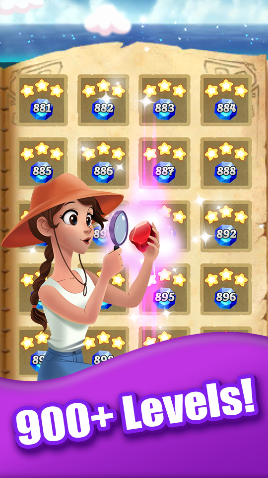 JewelBeach–NewMatch3Puzzlegame截图1