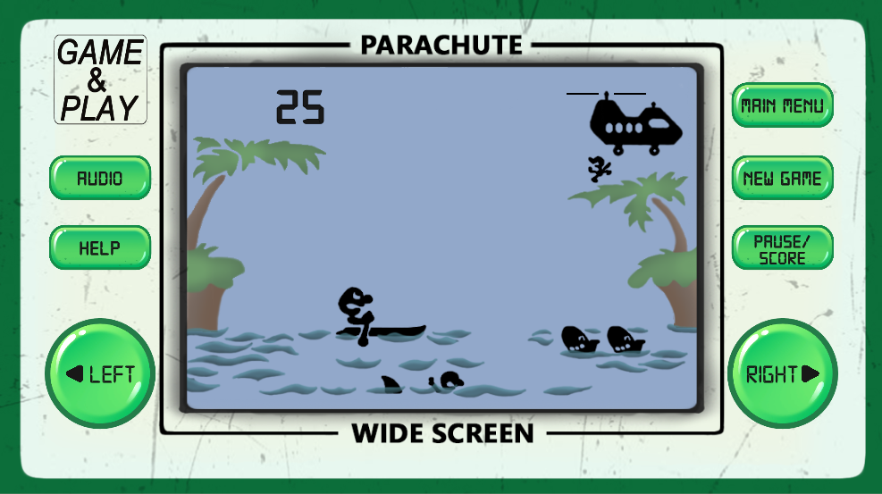 PARACHUTE80sArcadeGames截图1