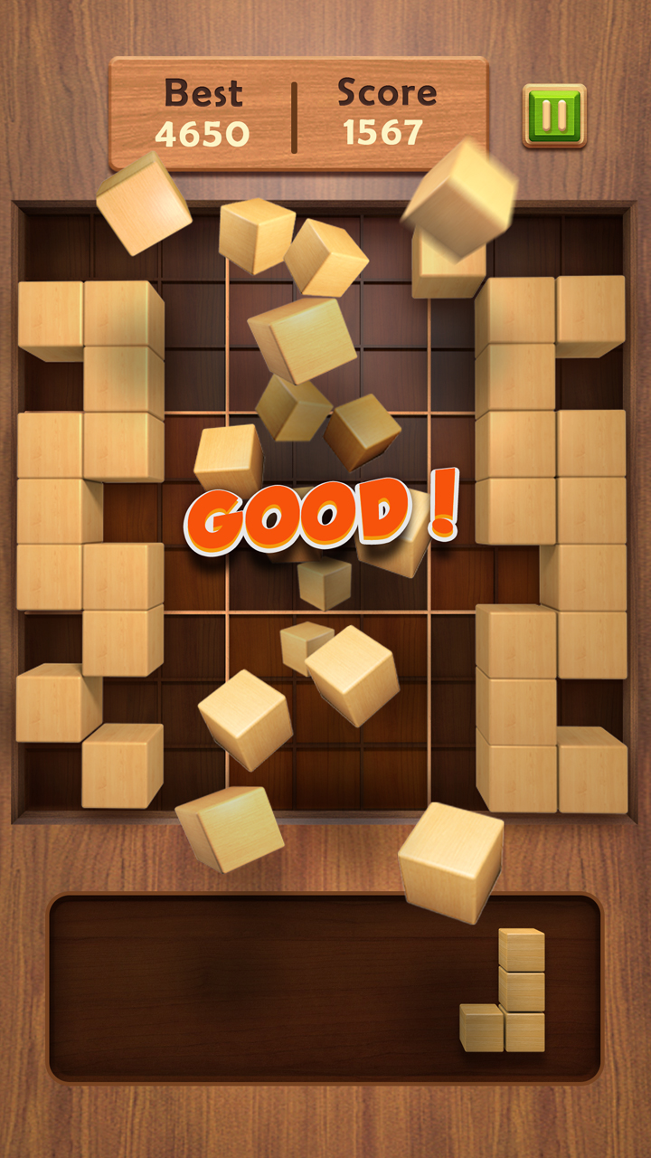 BlockPuzzle99DrawWoodCubeFitSpaceClearUp截图2