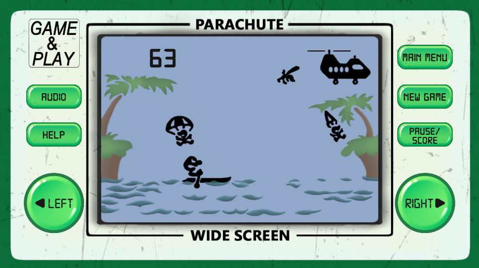 PARACHUTE80sArcadeGames截图3