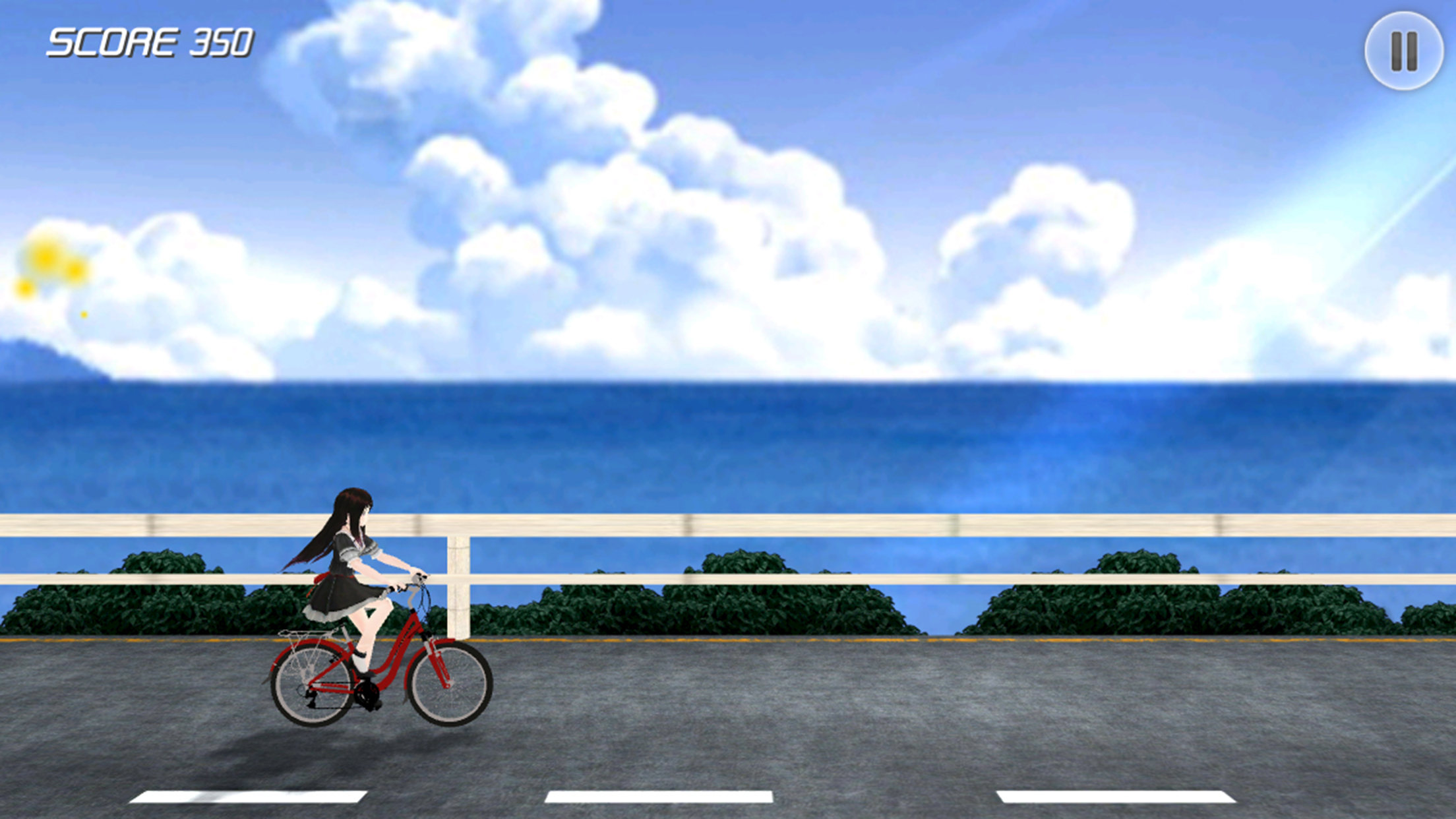 单车少女-阳光海滩截图2