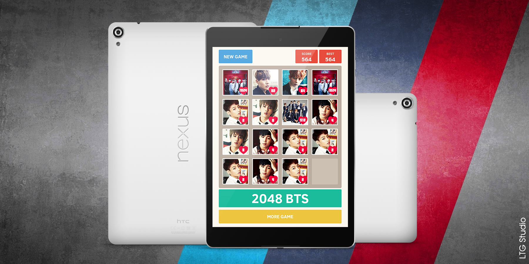 2048 BTS Bangtan Boys Game截图2