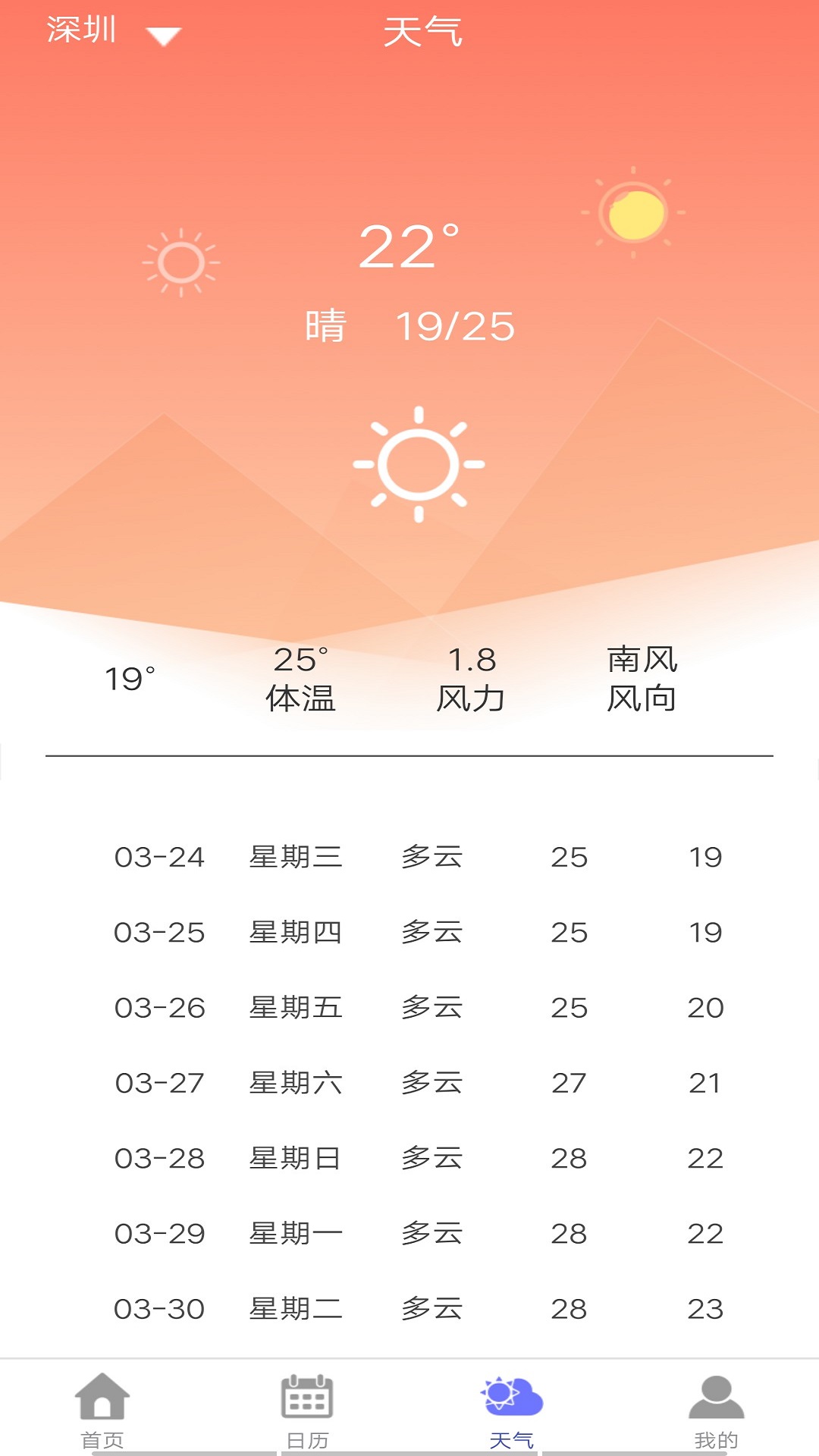 心情日历截图4