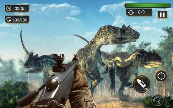 Dinosaur Sniper hunting  free Gun Shooting Game截图1