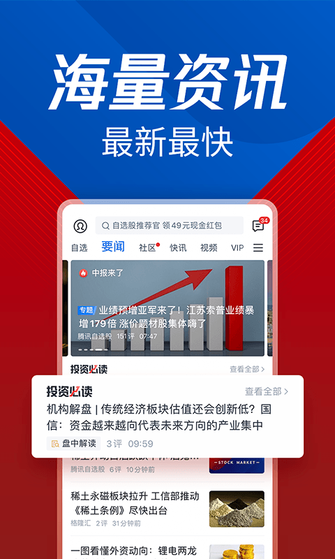 腾讯自选股v9.4.1截图1