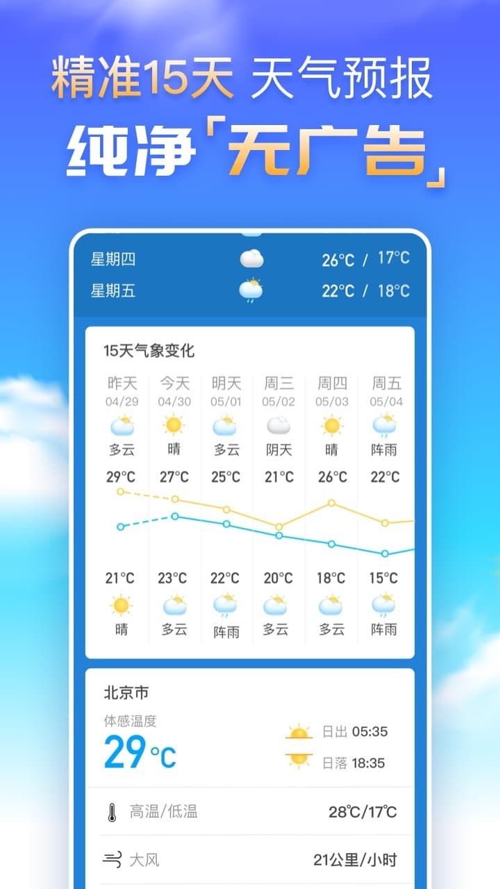 天气预报纯净版v5.9.0截图5