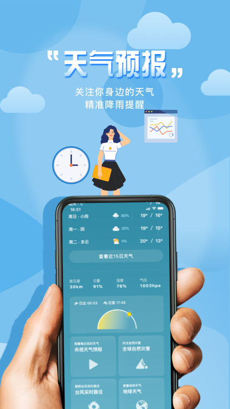 极简桌面天气截图4