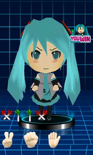 3D初音猜拳游戏截图1