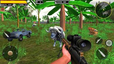 Safari Hunting 4x4 - Offroad Sniper shooting games截图1