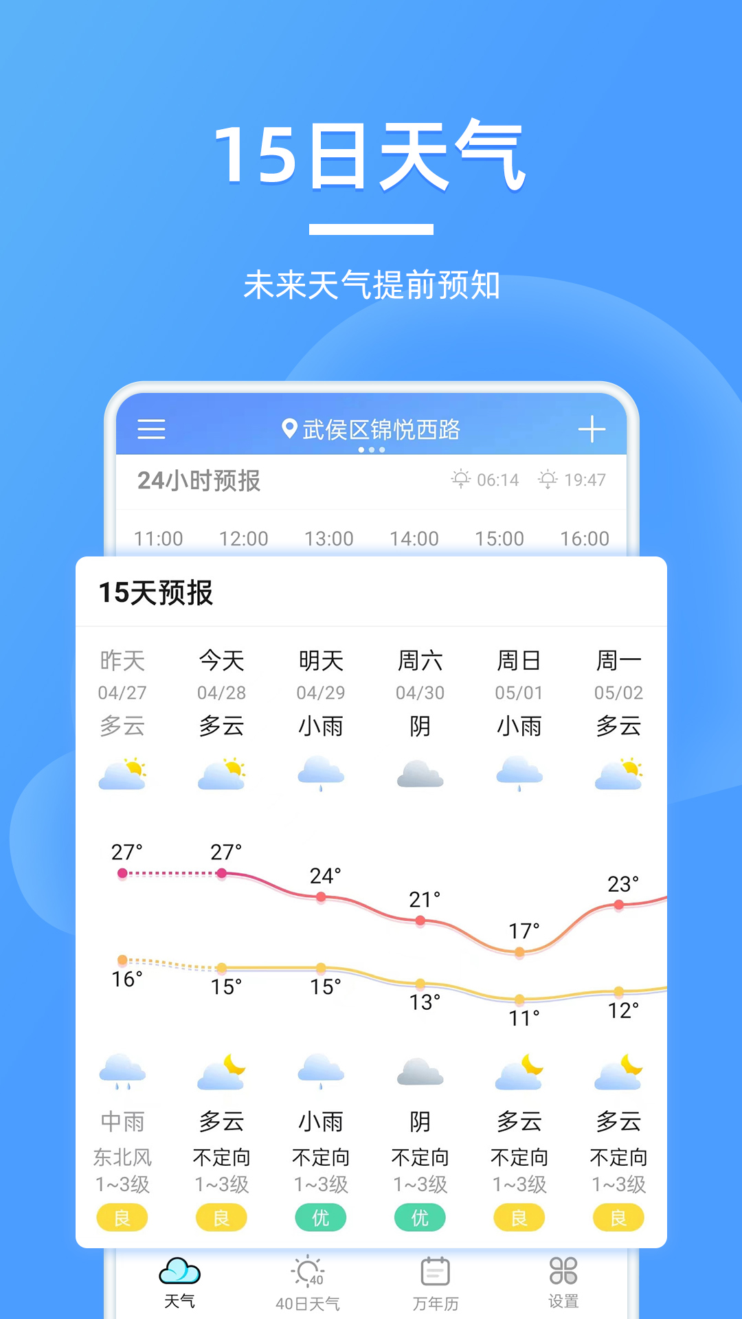 精美天气预报v2.1.1截图4