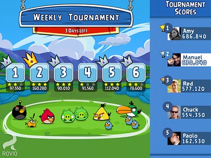 Angry Birds Friends截图1