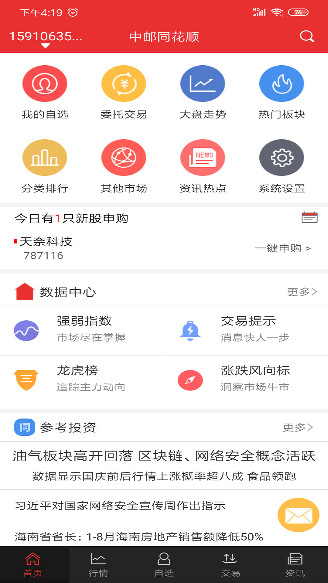 中邮同花顺vV9.03.22截图4