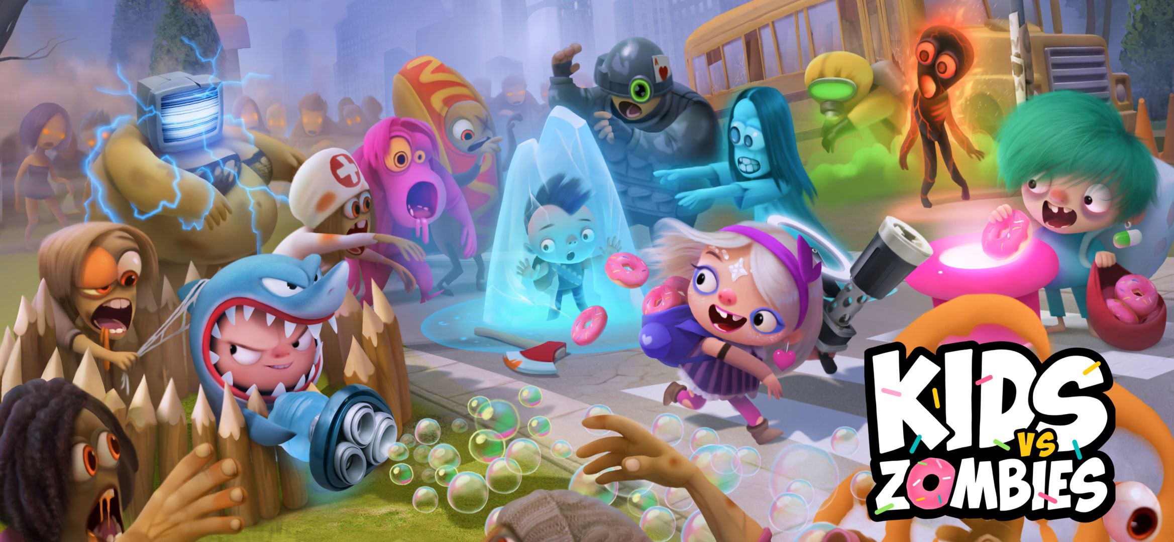 Kids vs Zombies: Brawl for Donuts截图5