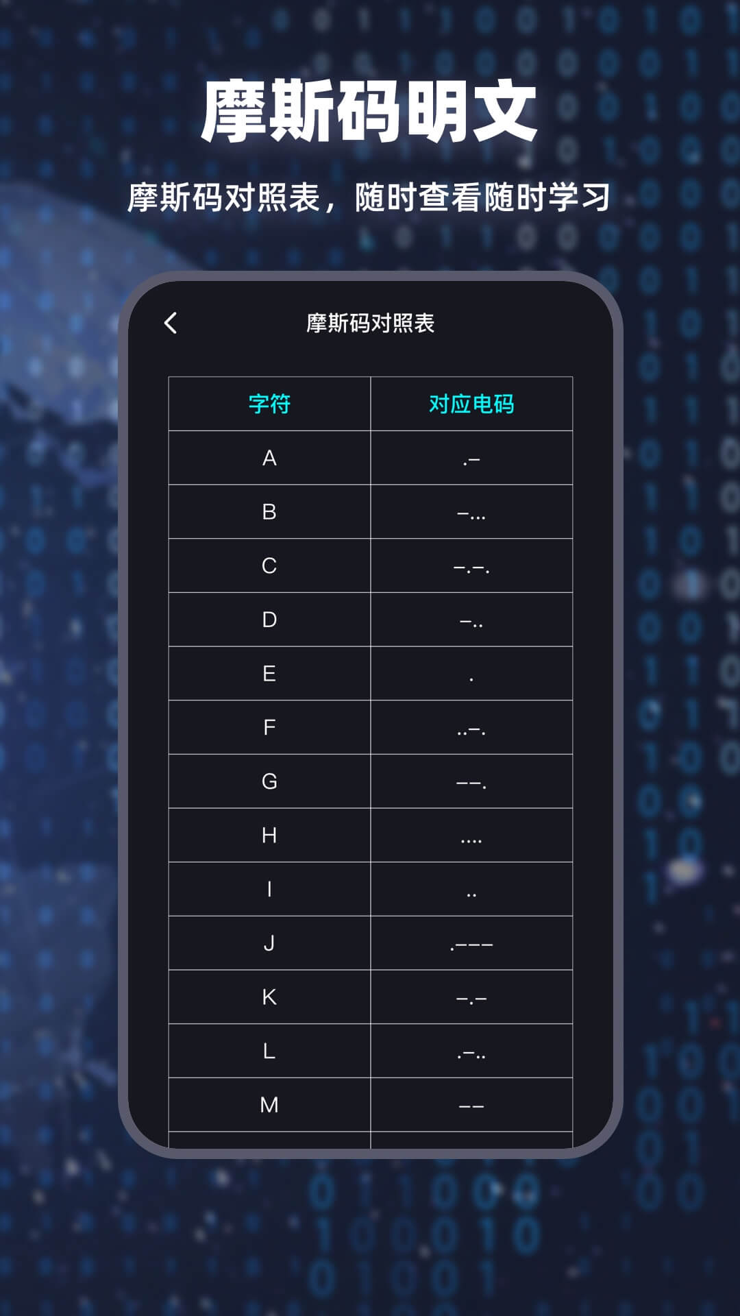 摩斯电码v2.0.2截图1