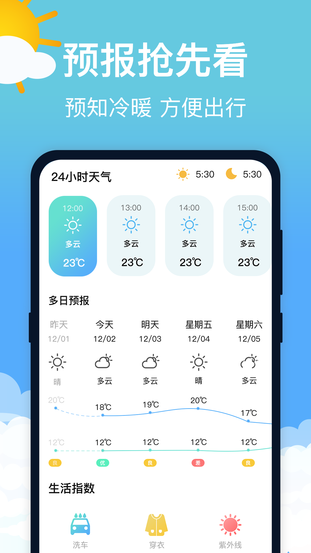 萌兔天气预报v3.0.2截图3