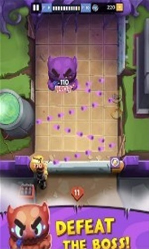 泡泡射击和弹力球截图1