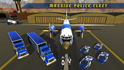 警察飞机运输车截图3