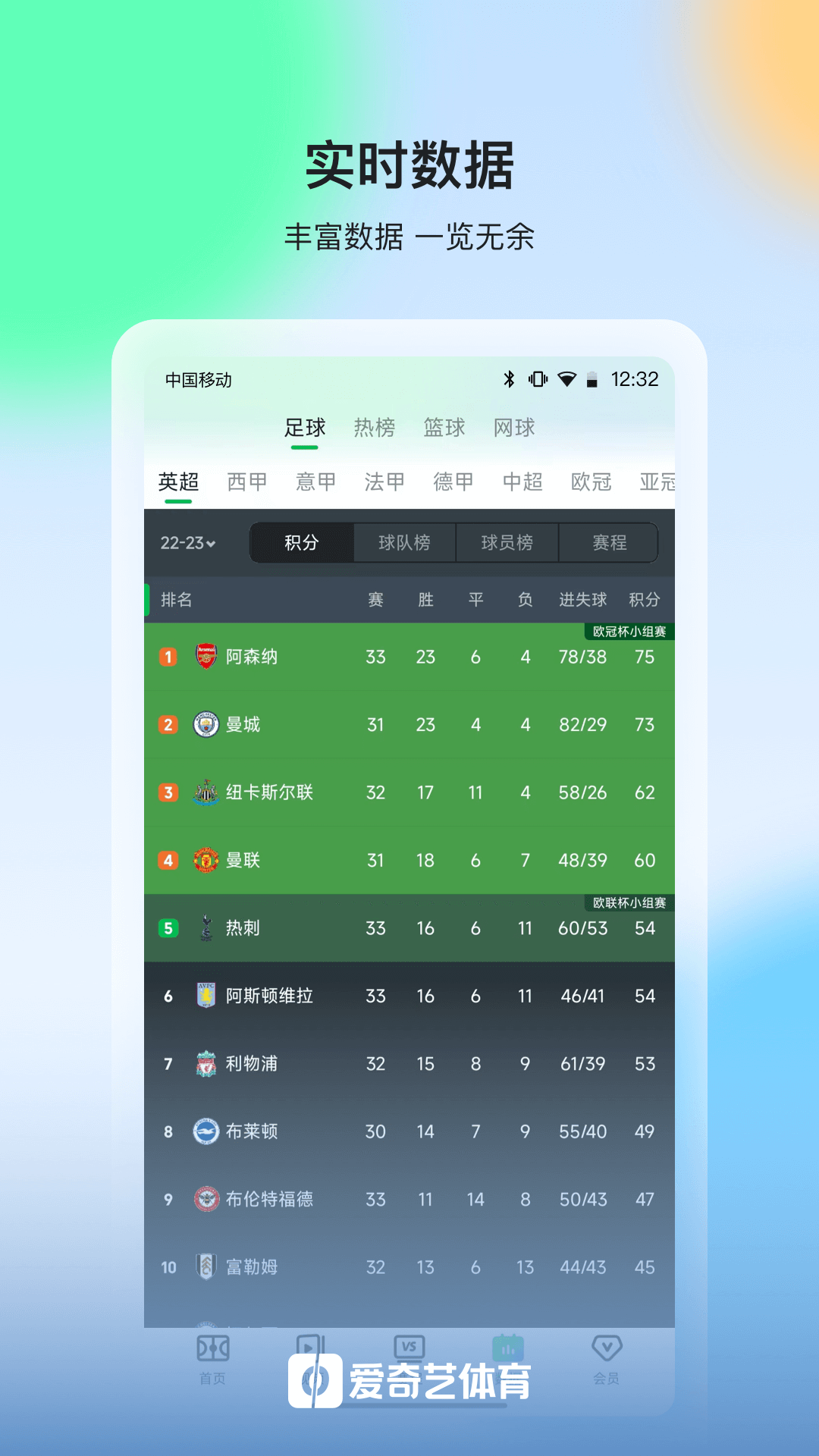 爱奇艺体育v11.0.6截图1