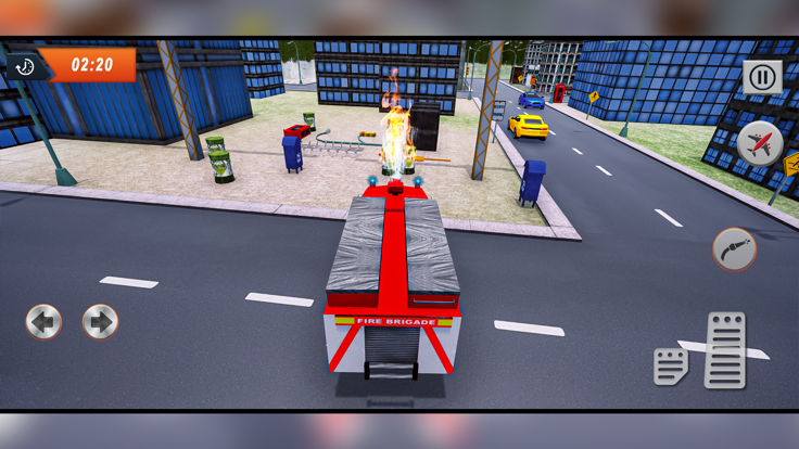 Emergency Flying Firetruck 911截图4