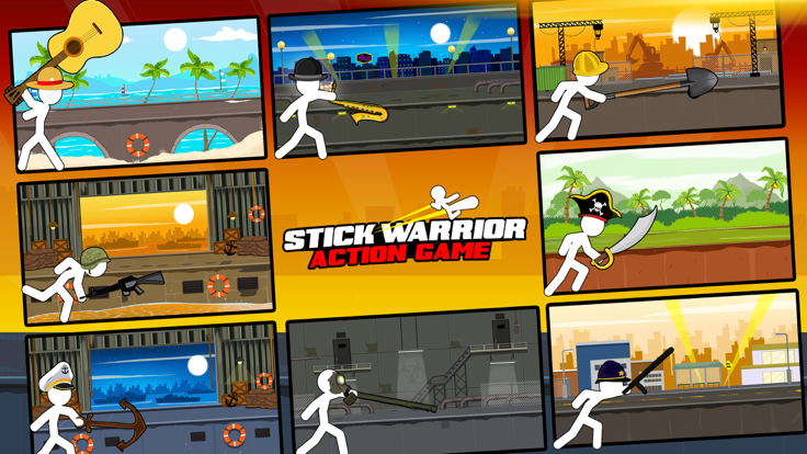 Stick Warrior  Action Game截图1